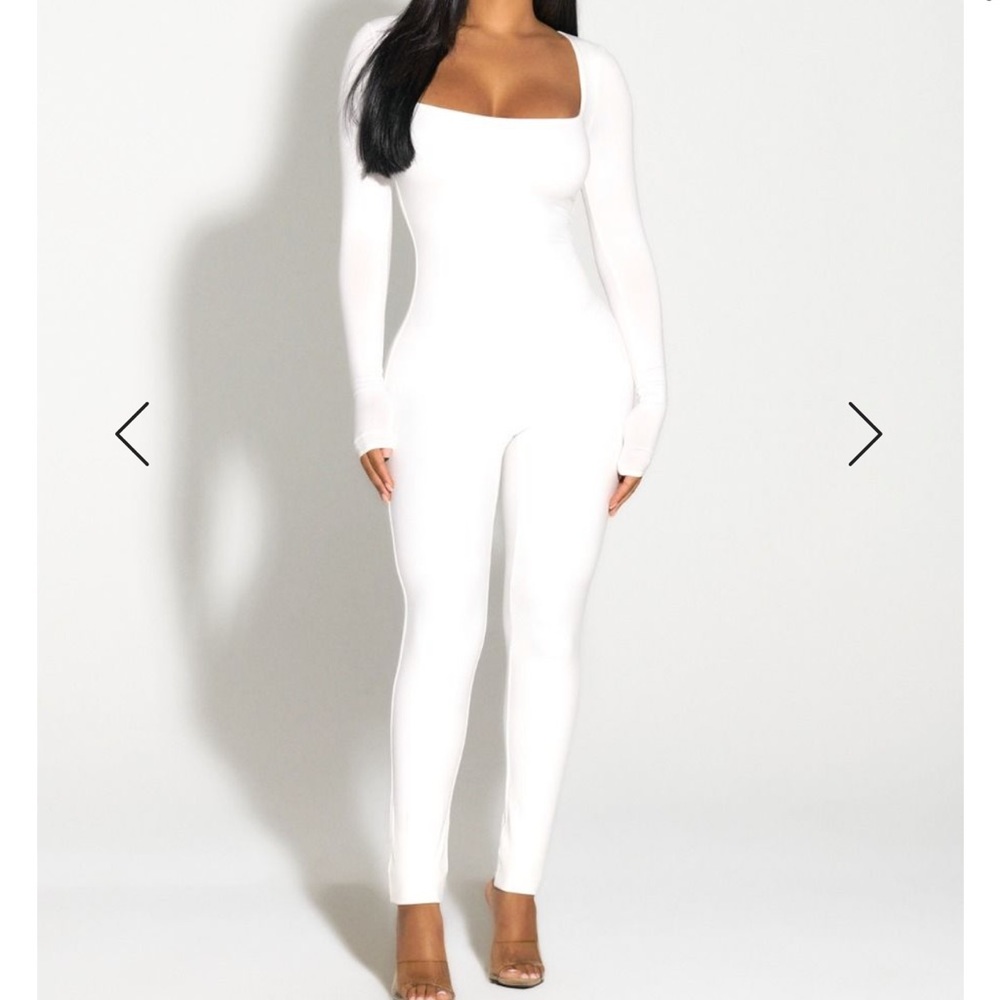 naked wardrobe square and bare white jumpsuit BRAND NEW WITH TAGS